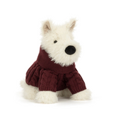 Jellycat® Munro Scottie Dog Winter Jumper Outfit