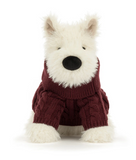 Jellycat® Munro Scottie Dog Winter Jumper Outfit