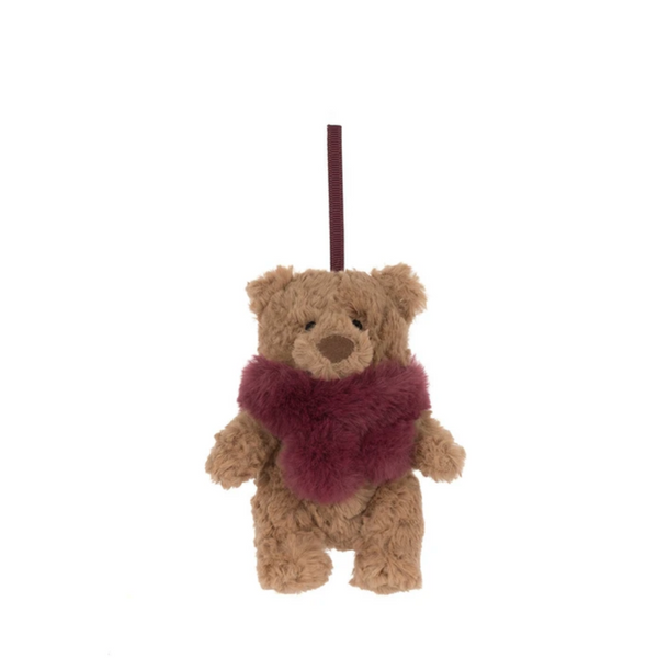 Jellycat® Bartholomew Bear Winter Warmer Decoration Ornament