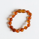 Canyon Leaf™ Baltic Amber Teething Bracelet | Anklet