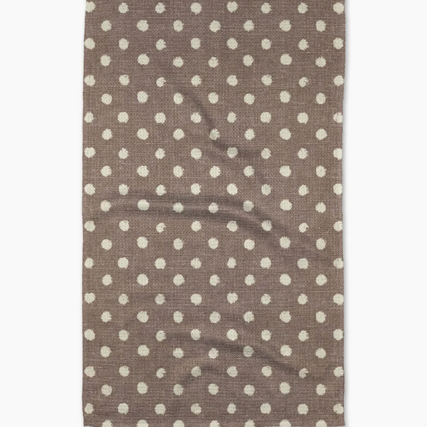 Geometry House® Kitchen Dish Tea Towel - Freckle Off White