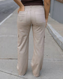 Grace & Lace® Sueded Twill Cargo Pants