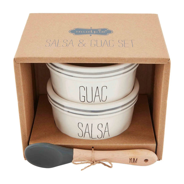 Mud Pie® Bistro Salsa & Guac Nested Bowl Set