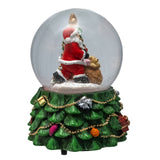 Kurt Adler® Musical Santa With Tree Water Globe