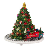 Kurt Adler® Christmas Tree with Revolving Train Music Box