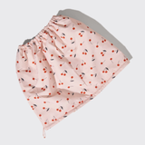 Kitsch® Satin-Lined Flexi Shower Cap - Cherry Print