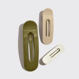 Kitsch® Flat Lay Claw Clip -3 piece Set - Eucalyptus