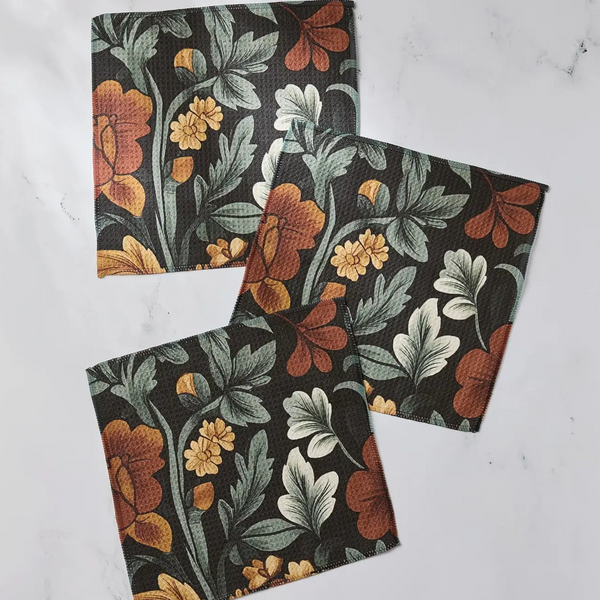 Geometry House® Kitchen Dishcloth Set - Classic Floral