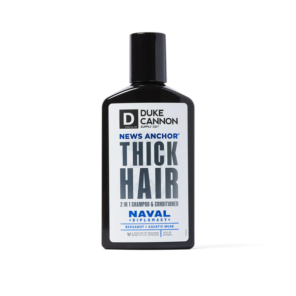 Duke Cannon® News Anchor 2 in 1 Hair Wash - Naval Diplomacy