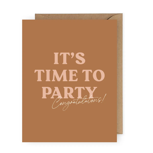 Anastasia Co® Card - It's Time to Party Congratulations