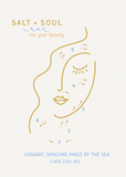Salt + Soul Skincare® Lymphatic Support Facial Dry Brush | Face Sculpting