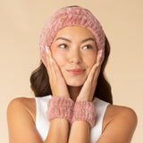Kitsch® Spa Headband and Wristlets 3pc Set - Terracotta
