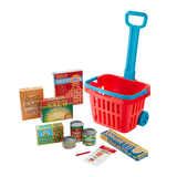 Melissa and Doug® Fill & Roll Grocery Basket Play Set