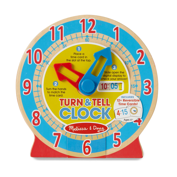 Melissa and Doug® Turn & Tell Wooden Clock