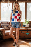 Sewn & Seen® American Checker Sweater Vest