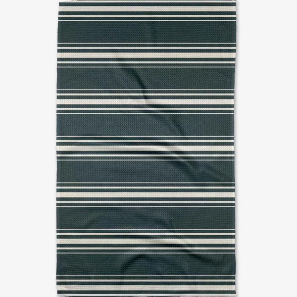 Geometry House® Kitchen Dish Tea Towel - Deep Blue Fall