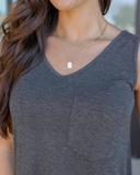 Grace & Lace® Perfect Pocket V-Neck Tank