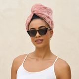 Kitsch® Plush Microfiber Hair Towel Turban - Terracotta