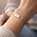 Lenny & Eva® Sentiment Bracelet -Joshua 1:9