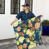 Rodeo Quincy® Wild Rag - Horses & Floral
