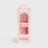 Kitsch® Recycled Dermaplaners 6 piece Set - Assorted Cherry Blossom