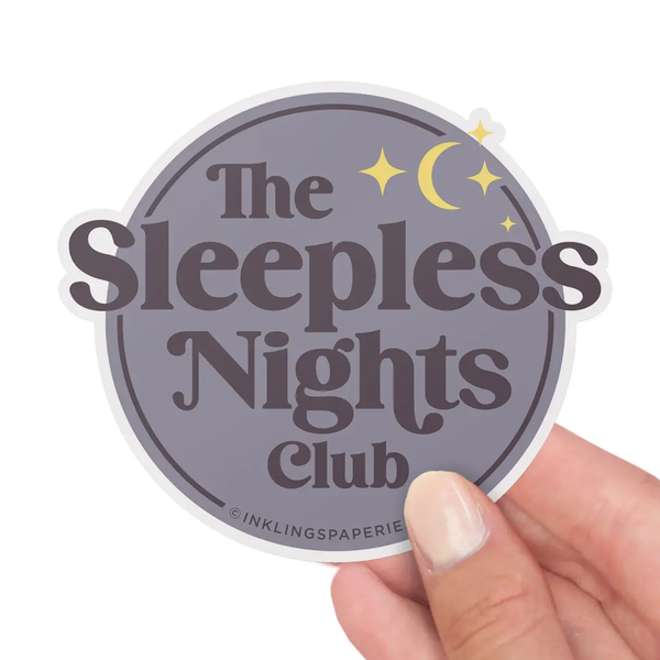 Inklings Paperie® Vinyl Sticker - Sleepless Nights Club