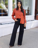 Grace & Lace® Fab-Fit Work Pant Wide Leg