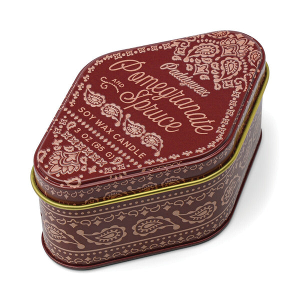 PaddyWax® Station 3.5oz Printed Bandana Patterned Tin