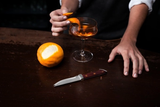 Vicki® Professional Double-Tipped Acacia Bartender Knife