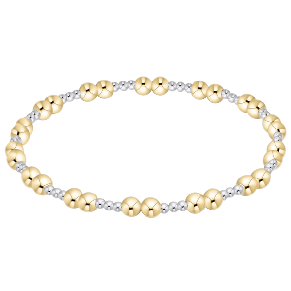 enewton® Classic Together Mixed Metal 4mm Bead Bracelet
