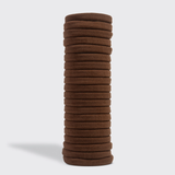 Kitsch® Recycled Nylon Elastics - 20 piece Set - Chocolate