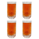 Greenline Goods® ARt Deco Cocktail Glasses - Highball - Set of 4