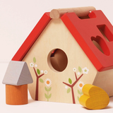 Le Toy Van, Inc®  Wooden Bird House Shape Sorter