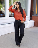 Grace & Lace® Fab-Fit Work Pant Wide Leg