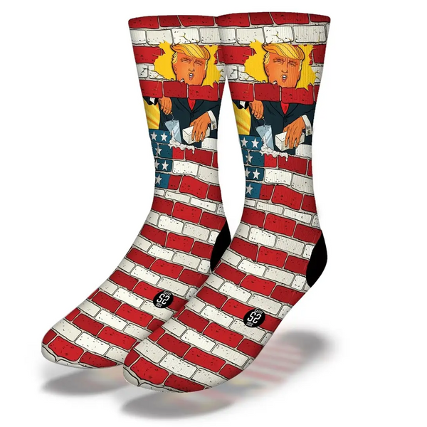 Savvy Socks® Trump Build a Wall