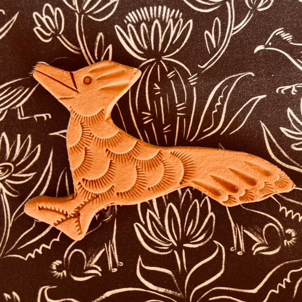 Tough Kitty Designs® Terra Cotta Brown Sugar Saver - Roadrunner