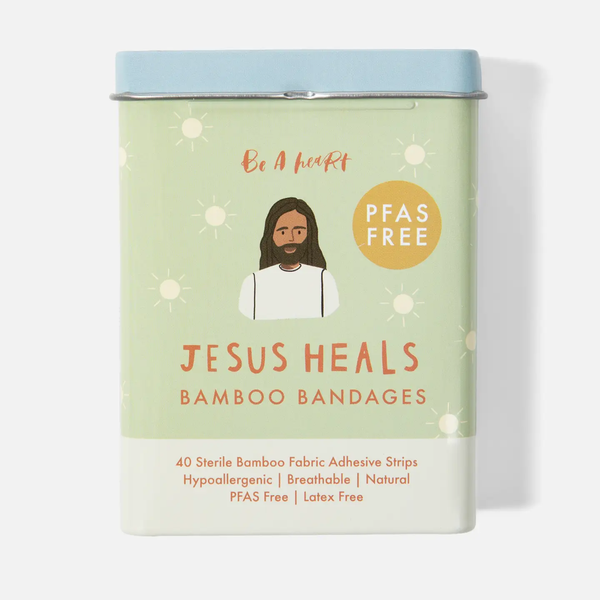 Be a Heart® Jesus Heals Bamboo Bandages - Pfas Free