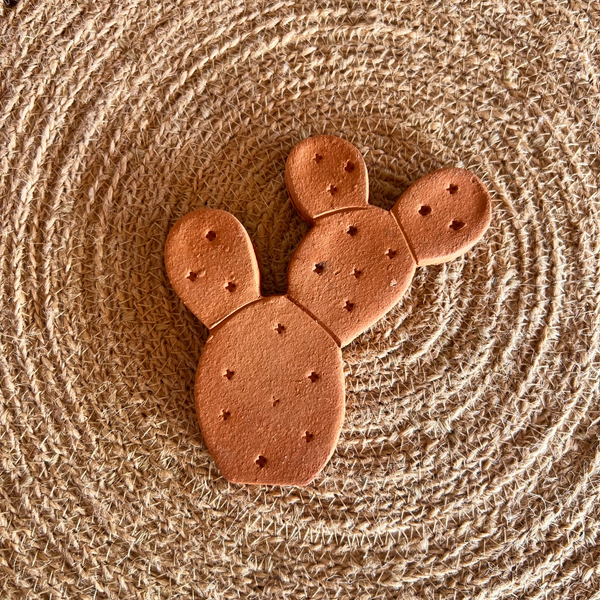 Tough Kitty Designs® Terra Cotta Brown Sugar Saver - Prickly Pear