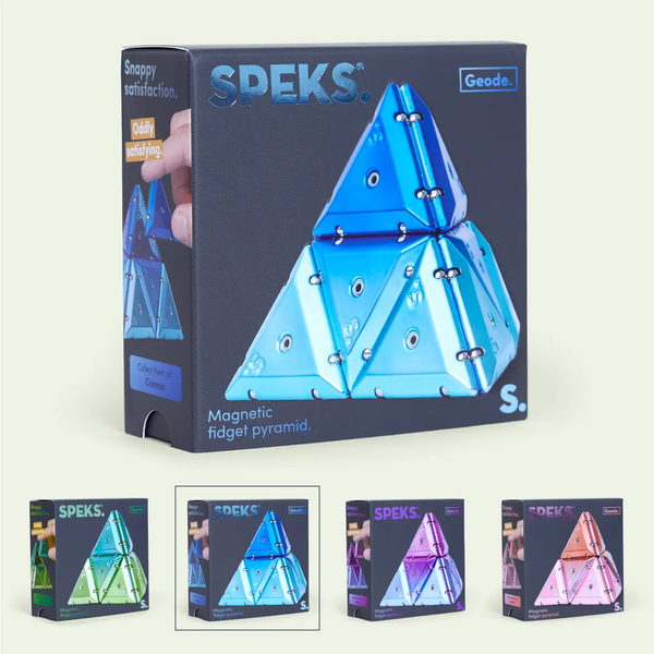 Speks® Geode Pyramid Fidget Sphere