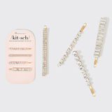 Kitsch® Rhinestone Metal Bobby Pins