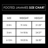 Milk Snob® Footed Jammies -Herringbone