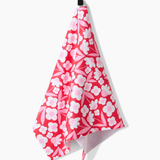 Geometry House® Kitchen Dish Tea Towel - Pink Blooms