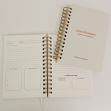 Steadfast and Sustained® Church Notes Journal- Cream