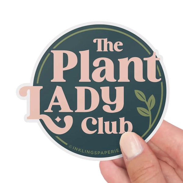 Inklings Paperie® Vinyl Sticker - Plant Lady Club