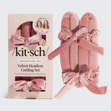 Kitsch® Terracotta Velvet Heatless Curling Set