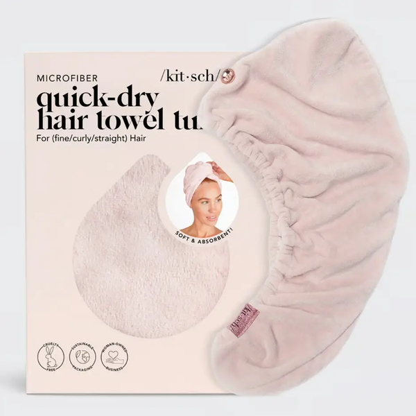 Kitsch® Microfiber Quick Drying Hair Towel