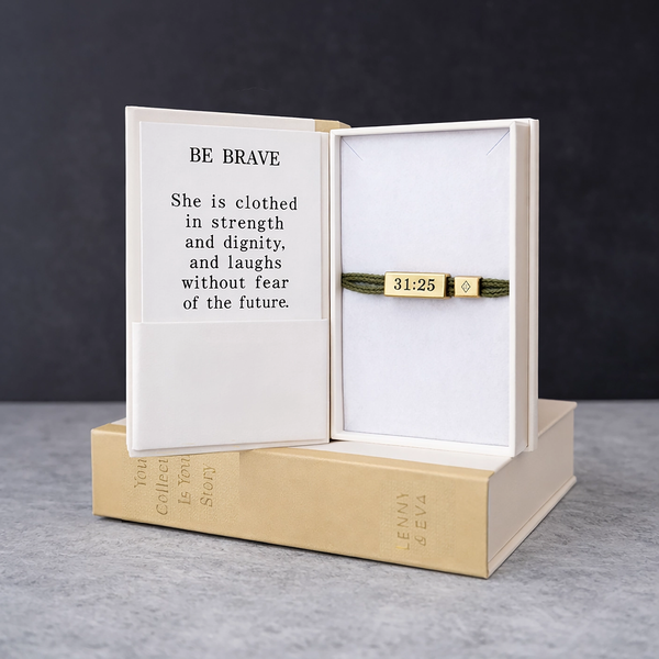 Lenny & Eva® Sentiment Bracelet - Be Brave