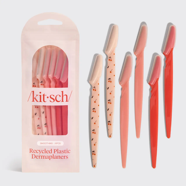 Kitsch® Recycled Dermaplaners 6 piece Set - Assorted Cherry Blossom
