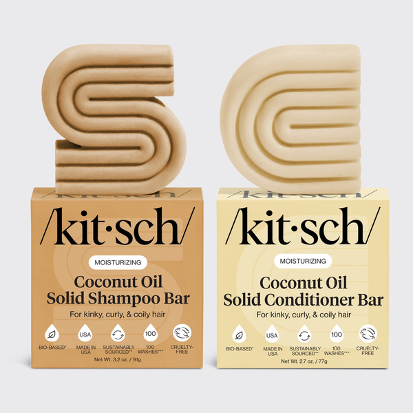Kitsch® Deep Coconut Oil Solid Shampoo and Conditioner Bar Combo Pack