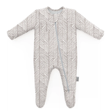 Milk Snob® Footed Jammies -Herringbone